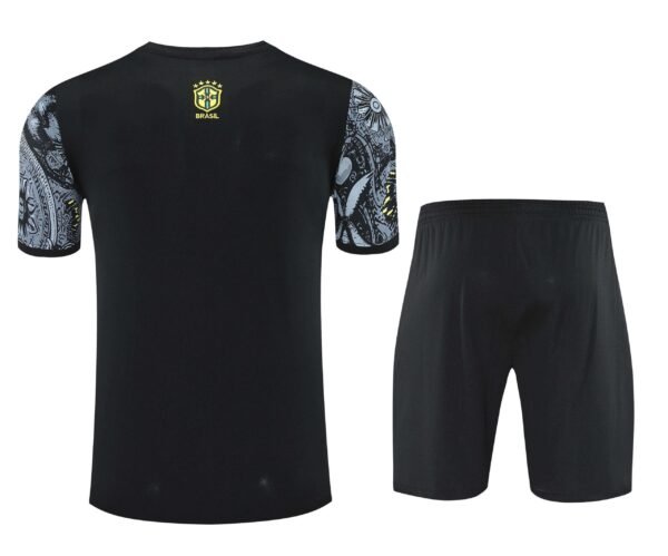 2526 Brazil Jesus Training clothes suit Short sleeve Fan version - Imagem 13