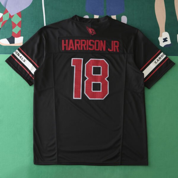 2425  Arizona Cardinals black 3th generation 18#HARRISON JR – Image 2