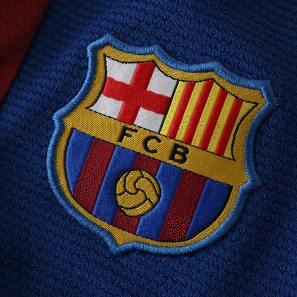 ⁦0809 FC Barcelona / Barça home retro Kids kit⁩ - الصورة ⁦11⁩