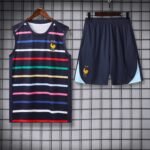 2425 France Training clothes suit vest Fan version