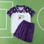 9293 ACF Fiorentina away retro Kids kit