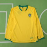 2006 season Brazil home Long sleeved retro Fan version