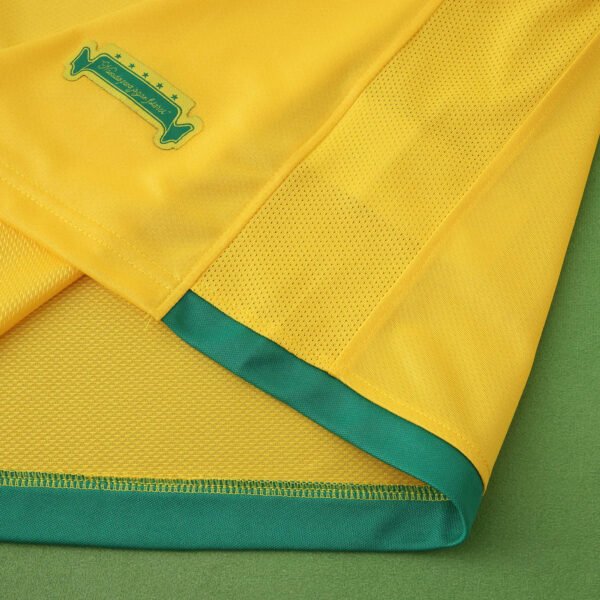 2006 season Brazil home Long sleeved retro Fan version - Billede 8