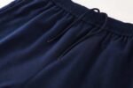 2425 Olympique de Marseille navy blue Hooded Long zipper jacket set – Image 4