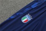 2425 Italy navy blue Training suit set（X) - Imagem 3