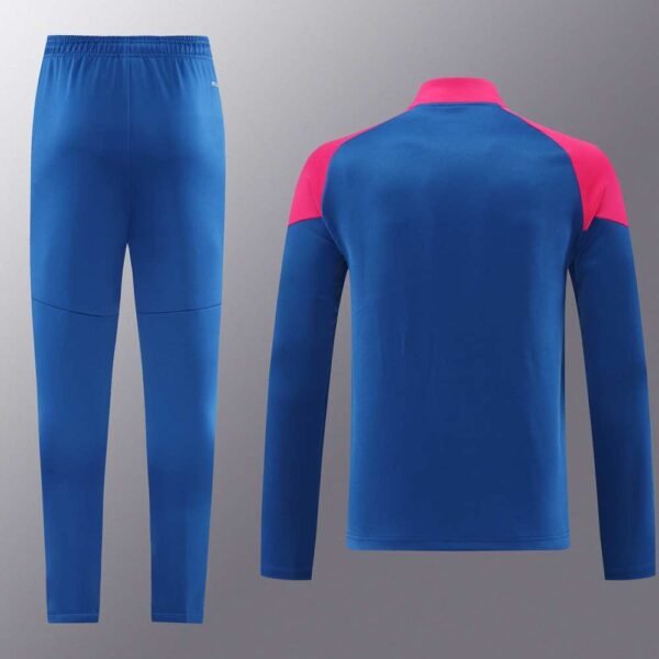 2425 A.C. Milan blue Long zipper jacket set – Image 5