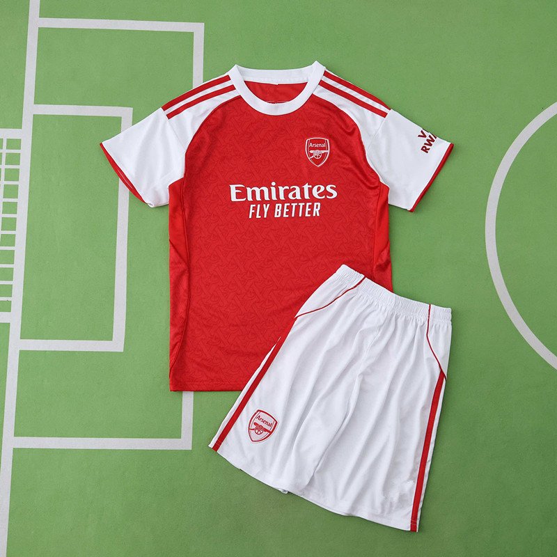 229f4e8718-1 2526 season Arsenal F.C. home Kids kit – Image 1