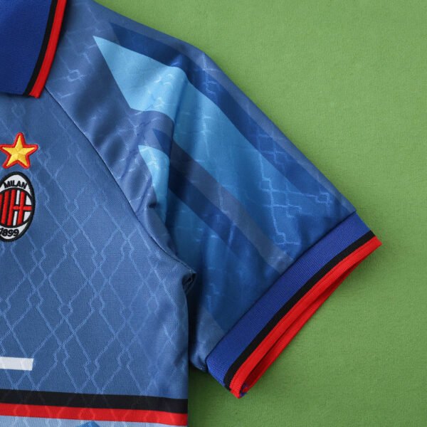 9596 A.C. Milan away retro Kids kit - Billede 6