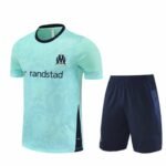 2526 season Olympique de Marseille Training clothes suit Short sleeve Fan version
