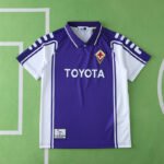 9900 ACF Fiorentina home retro Kids kit - Afbeelding 3