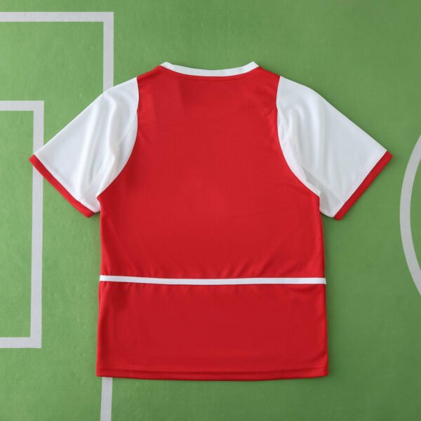 0203 Arsenal F.C. home retro Kids kit - Imagem 11