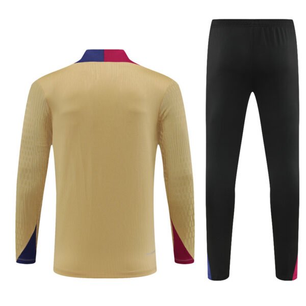 2425 FC Barcelona / Barça golden Training suit set Player version - immagine 3