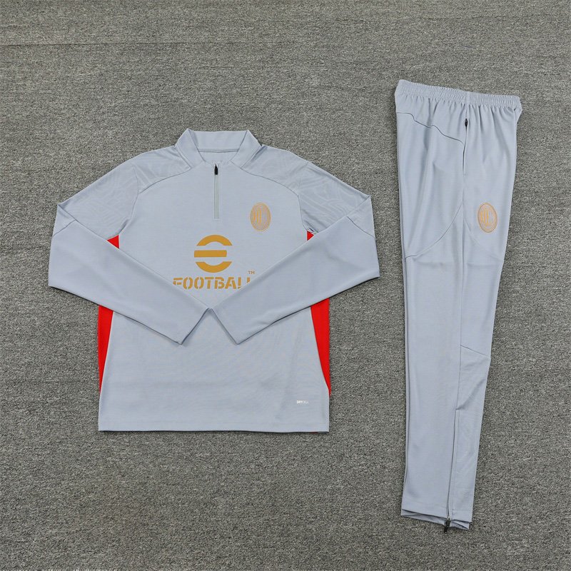 30f304d23e 2425 A.C. Milan grey Training suit set - Billede 1