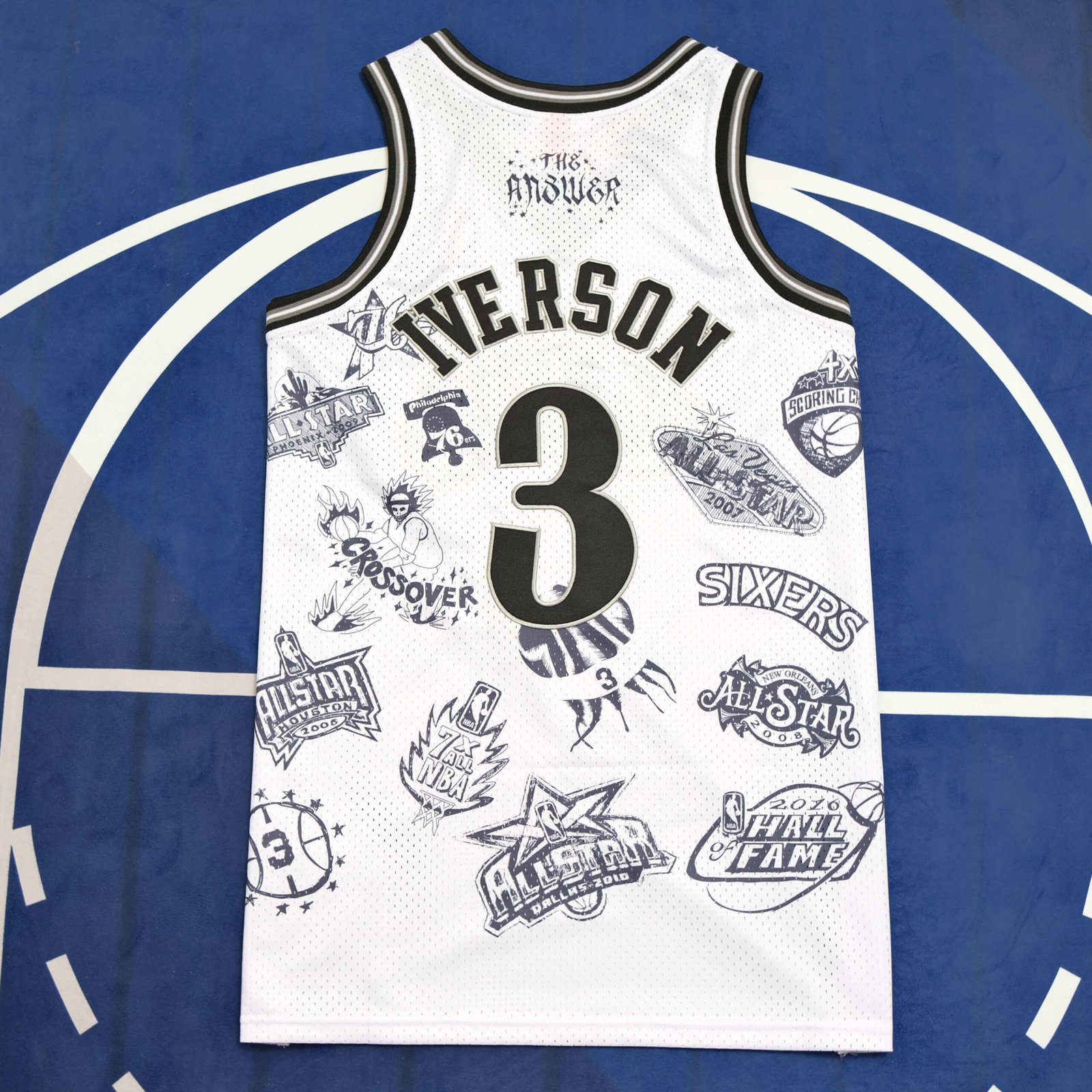 3501222a6d NBA Philadelphia 76ers 3#IVERSON - Imagem 1