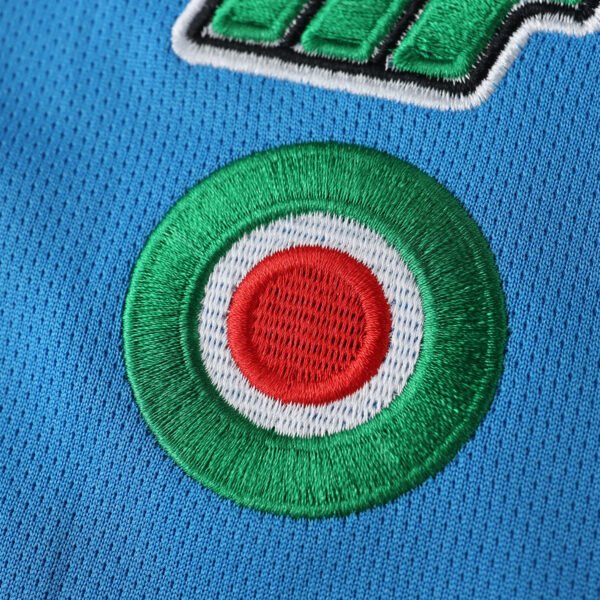 ⁦8788 season S.S.C. Napoli home retro Fan version⁩ - الصورة ⁦4⁩