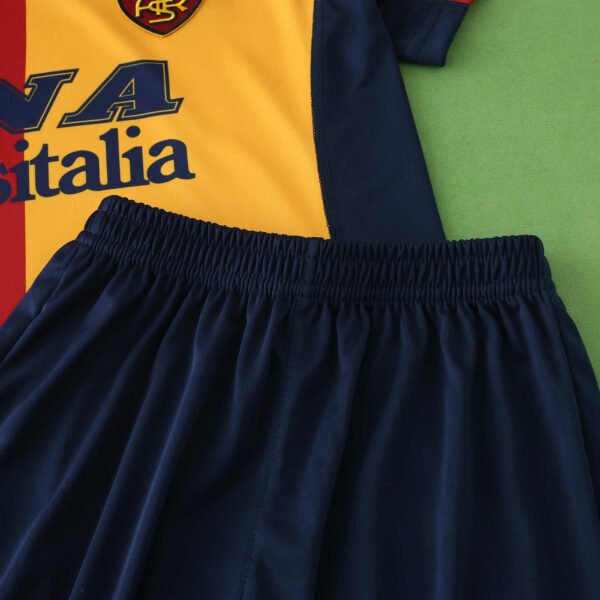 0001 A.S. Roma home retro Kids kit - Imagen 11