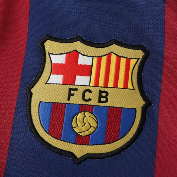 1415 season FC Barcelona / Barça home Long sleeved retro Fan version - Afbeelding 2
