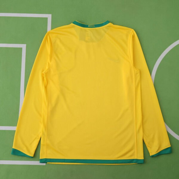 2006 season Brazil home Long sleeved retro Fan version - Billede 12