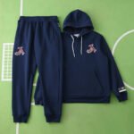 2025 Arsenal black Hooded Hoodie set