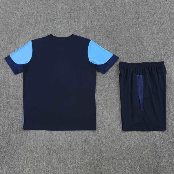 2526 season Olympique de Marseille Training clothes suit Short sleeve Fan version - Imagem 2
