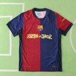 ⁦【in stock】Limited Edition FC BARCELONA X TRAVIS SCOTT jersey. FC Barcelona 24/25 Men’s Kit Player version⁩ - الصورة ⁦9⁩