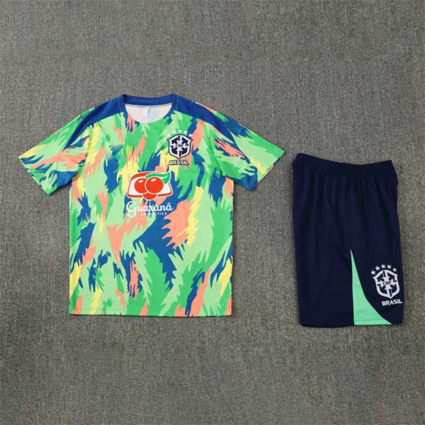 ⁦2526 season Brazil Training clothes suit Short sleeve Fan version⁩ - الصورة ⁦2⁩