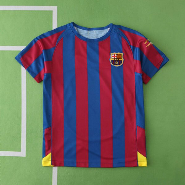 0506 FC Barcelona / Barça home retro Kids kit - Imagem 2