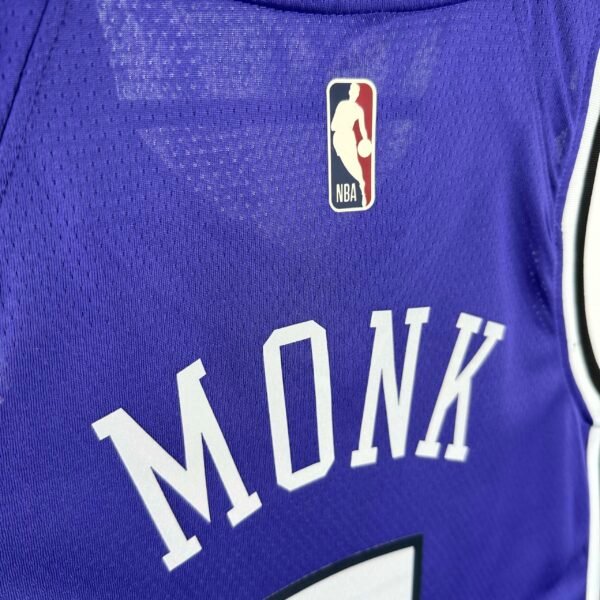 NBA Sacramento Kings 0#MONK - Afbeelding 4