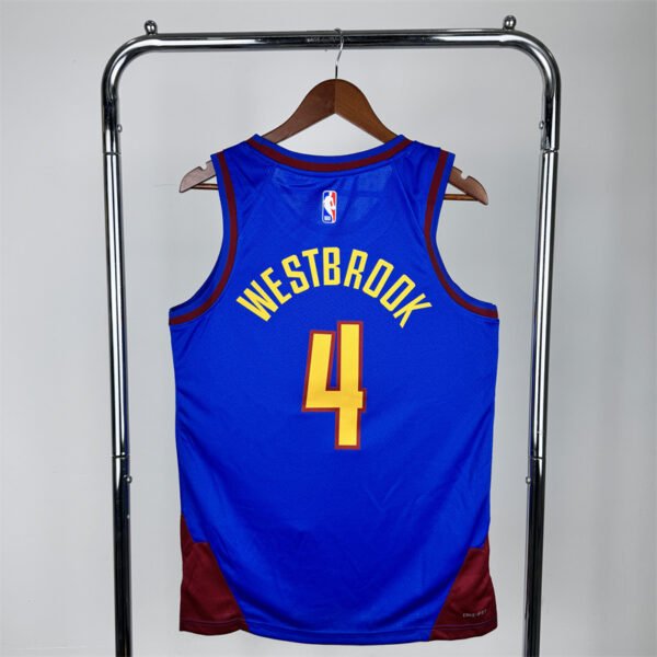 ⁦NBA Denver Nuggets 4#WESTBROOK⁩ - الصورة ⁦4⁩