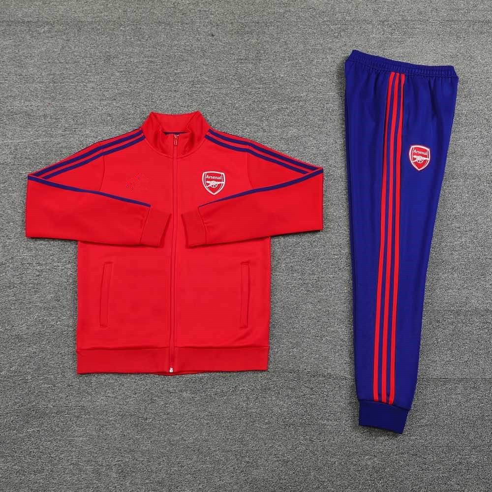477f621356 2425 Arsenal F.C. navy red Long zipper jacket set – Image 1