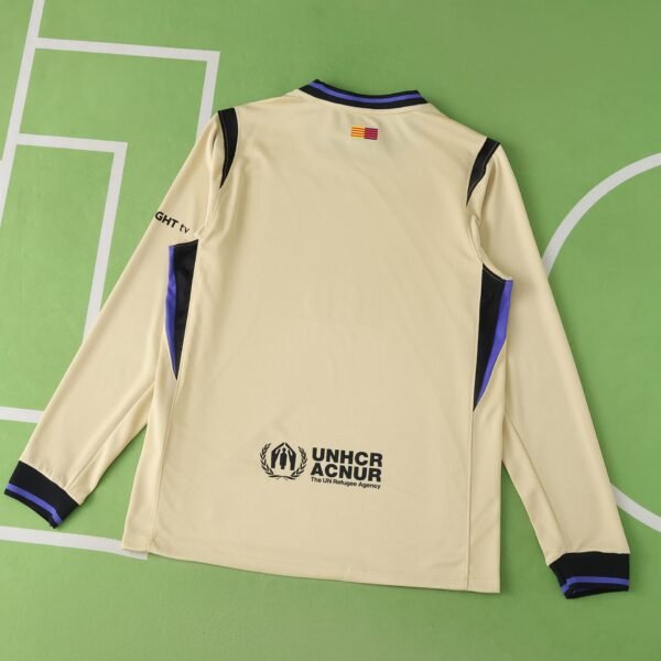 2526 season FC Barcelona / Barça away Long sleeved Fan version - Imagem 18