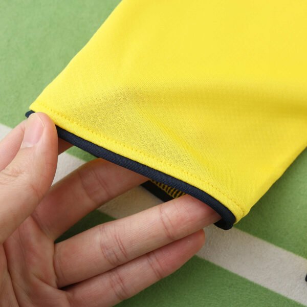 ⁦0809 season FC Barcelona / Barça away Long sleeved retro Fan version⁩ - الصورة ⁦5⁩