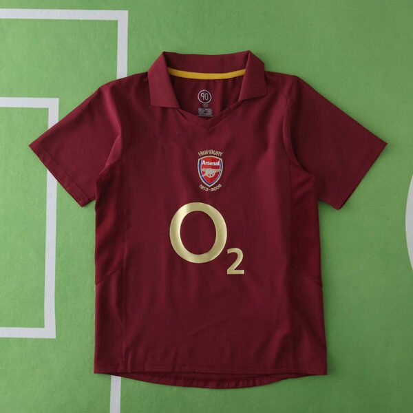 0506 Arsenal F.C. home retro Kids kit – Image 2