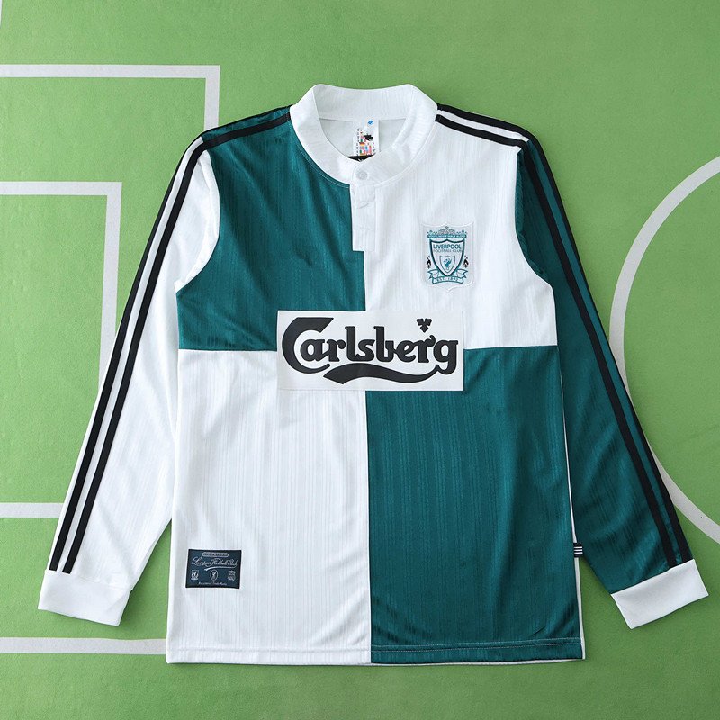 515951afb6 9596 season Liverpool F.C. away retro Long sleeved Fan version - Billede 1
