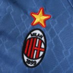 9596 A.C. Milan away retro Kids kit - Billede 4