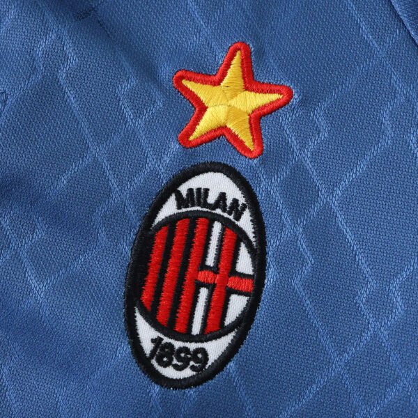 9596 A.C. Milan away retro Kids kit - Billede 4