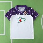 ⁦9293 ACF Fiorentina away retro Kids kit⁩ - الصورة ⁦2⁩