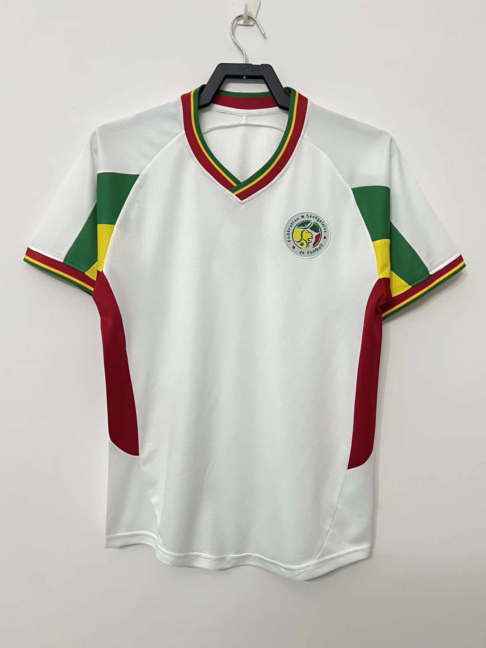 614d7e77a5 02 season Senegal White away retro Fan version - immagine 1
