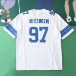 2425 Detroit Lions white 97#HUTCHINSON - Billede 2