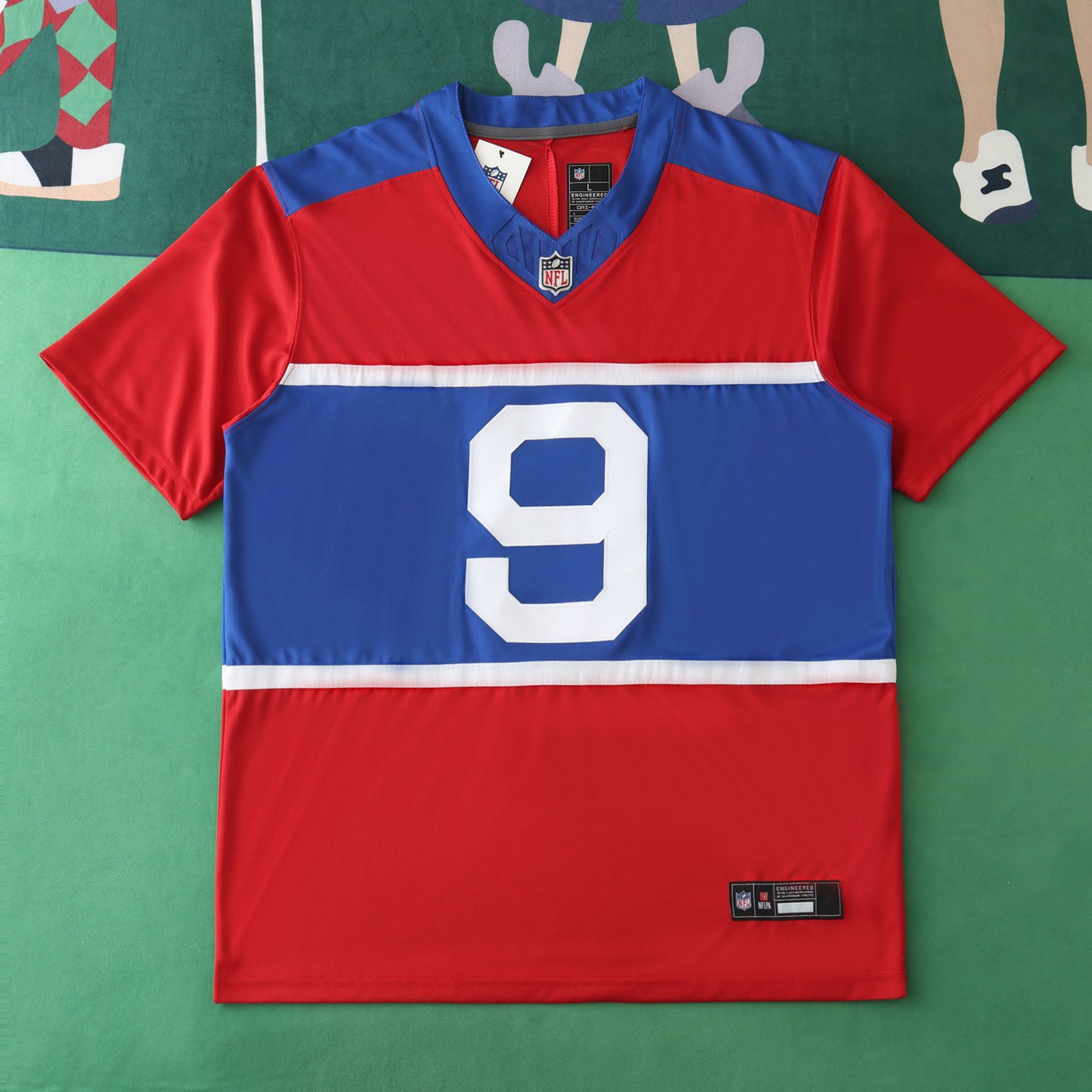 6738029a51 2425 New York giants red 3th generation 9#NABERS – Image 1