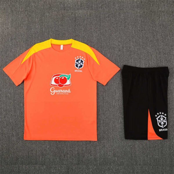 2526 season Brazil Training clothes suit Short sleeve Fan version - Imagem 7