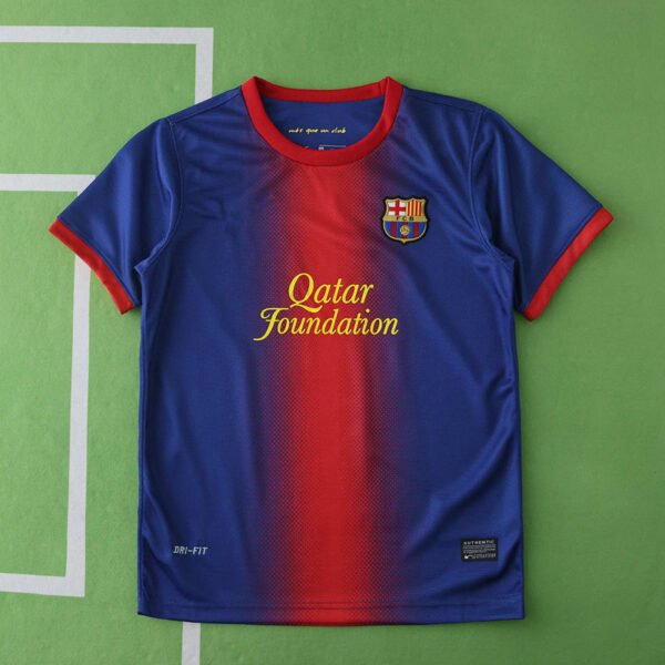1213 FC Barcelona / Barça home retro Kids kit - Imagem 3