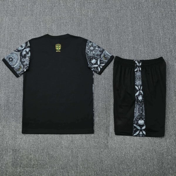 2526 Brazil Jesus Training clothes suit Short sleeve Fan version - Imagem 9