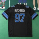 2425 Detroit Lions black 3th generation 97#HUTCHINSON - Imagem 2