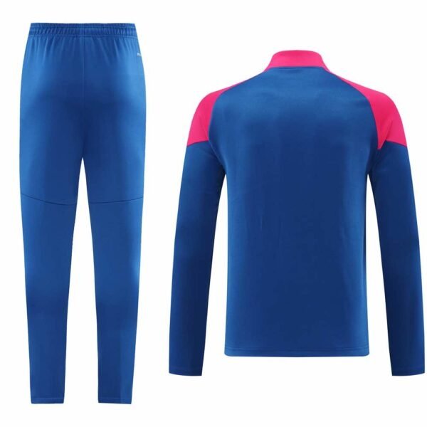 2425 A.C. Milan blue Long zipper jacket set – Image 6