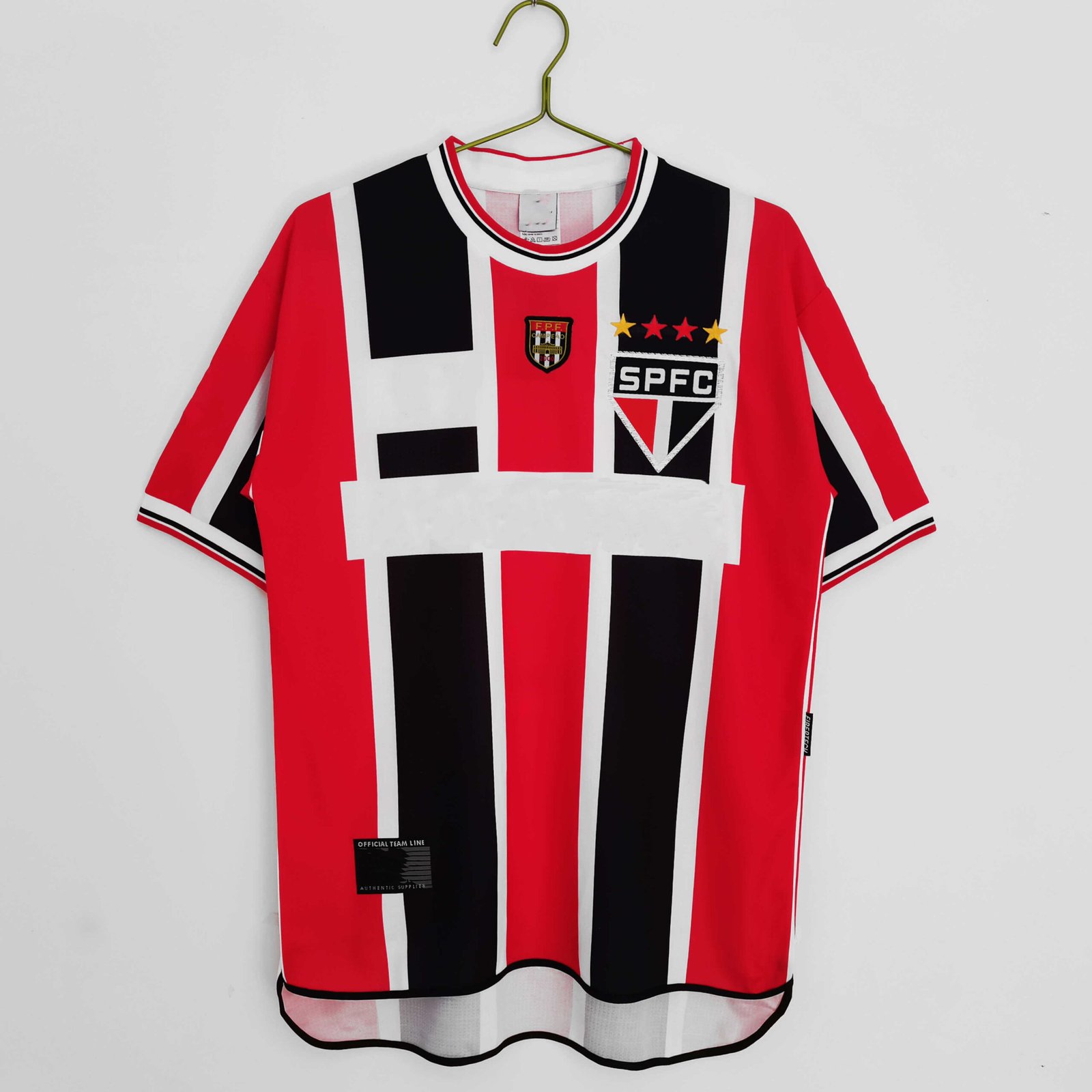 7aa12034e8-1 2000 season Sao Paulo away retro Fan version - Imagem 1