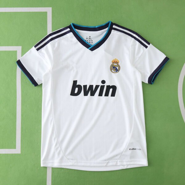 1213 Real Madrid home retro Kids kit – Image 3