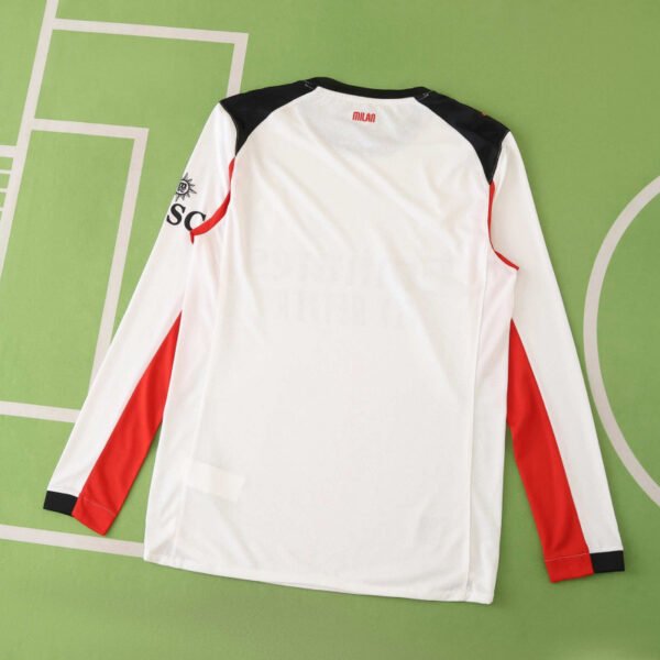 2526 season A.C. Milan away Long sleeved Player version - Billede 2