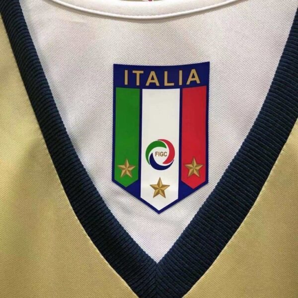 2006 season Italy Goalkeeper Gold retro Fan version - immagine 4