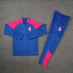 2425 A.C. Milan blue Long zipper jacket set